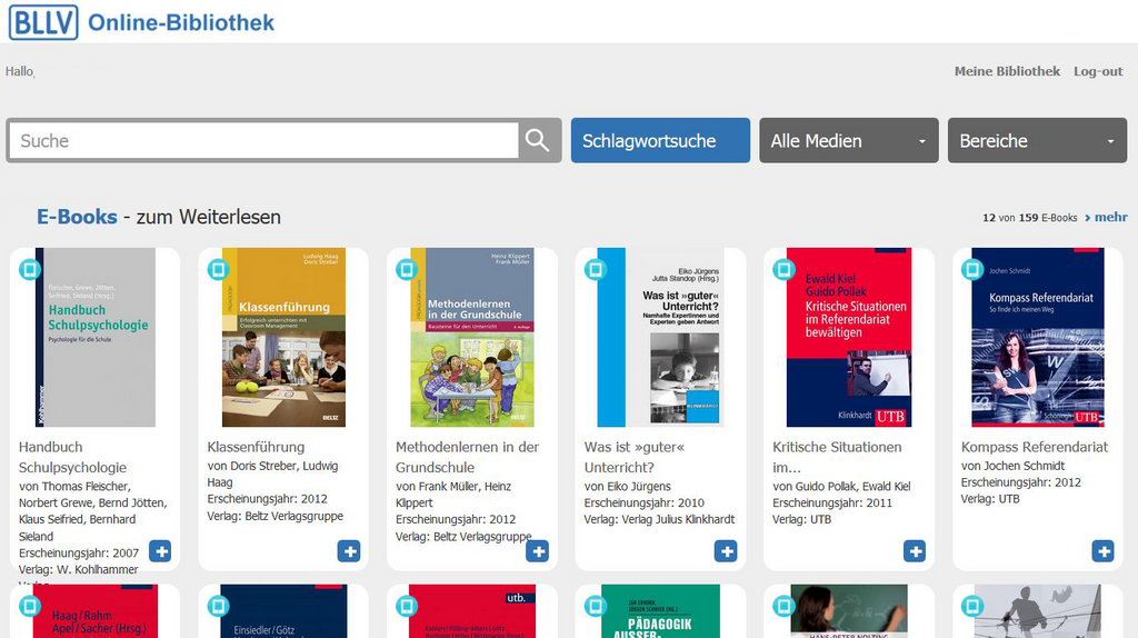 BLLV Online-Bibliothek BLLV Online-Bibliothek