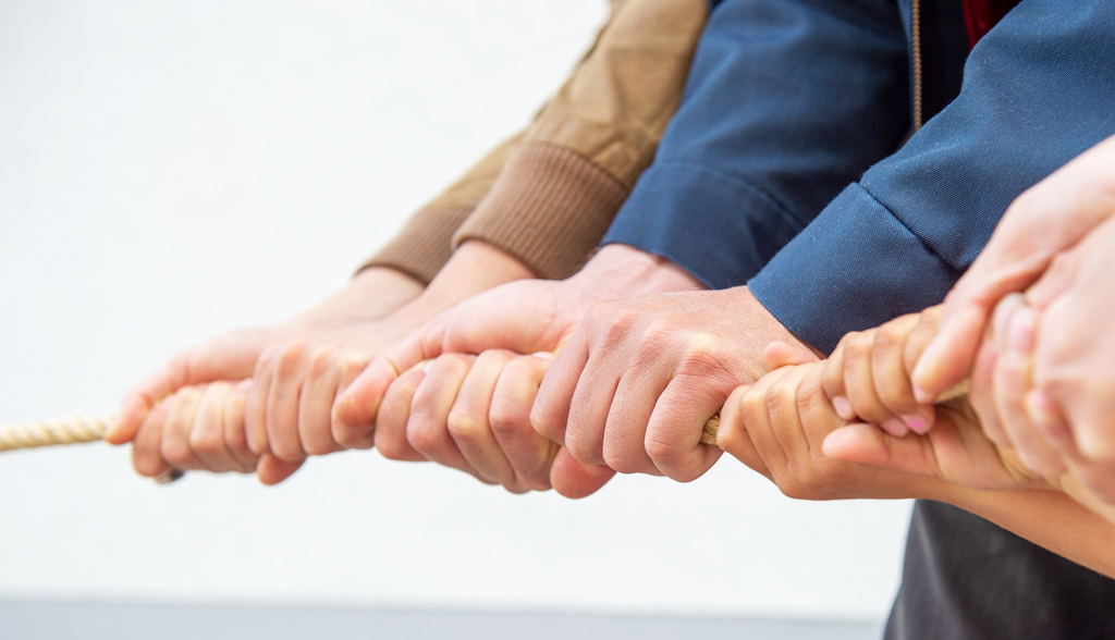 Bild: Gemeinsam gegen Druck von Rechts.